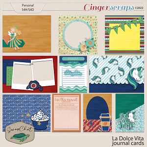 La Dolce Vita Journal Cards by ScrapChat Designs