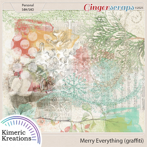 Merry Everything Graffiti by Kimeric Kreations