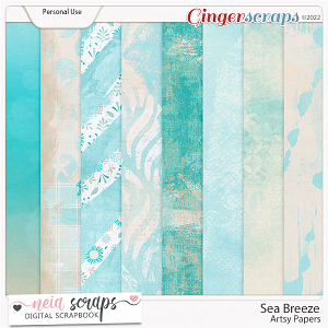 Sea Breeze - Artsy Papers - by Neia Scraps