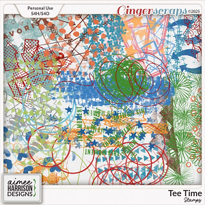 Tee Time Stamps by Aimee Harrison Tee Time Stamps by Aimee Harrison