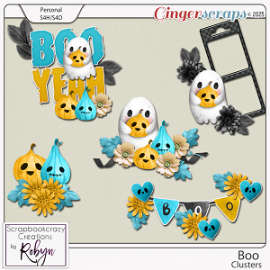 Boo Clusters by Scrapbookcrazy Creations
