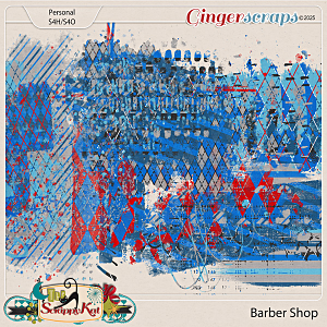 Barber Shop Grafitti by The Scrappy Kat