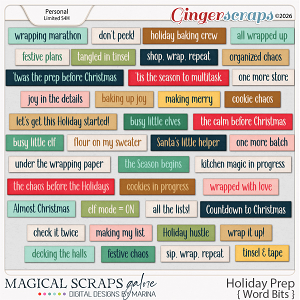 Holiday Prep (word bits)