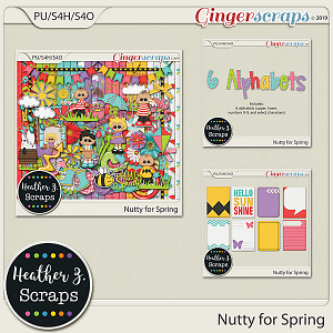 Nutty for Spring BUNDLE by Heather Z Scraps