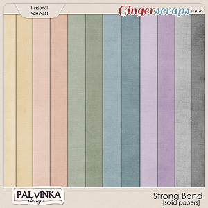 Strong Bond Solid Papers by Palvinka Designs