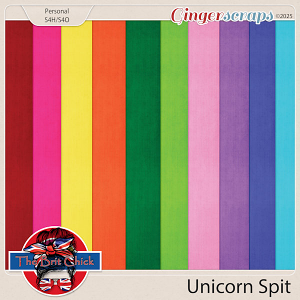 Unicorn Spit Solid Papers By The Brit Chick