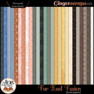 Far East Fusion Tonal Papers by ADB Designs