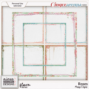Roses Messy Edges by Aimee Harrison