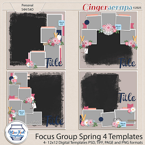 Focus Group Spring 4 Templates by Miss Fish