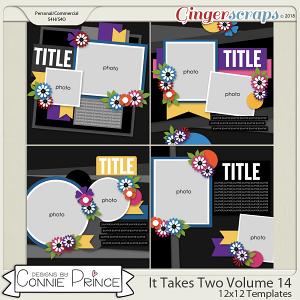 It Takes Two Volume 14 - 12x12 Temps (CU Ok) by Connie Prince
