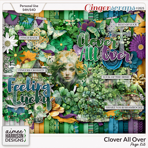 Clover All Over Page Kit by Aimee Harrison