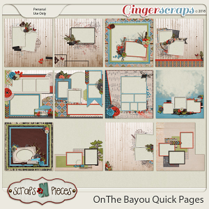 On the Bayou Quick Pages by Scraps N Pieces