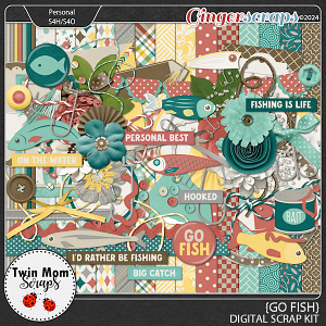 Go Fish - KIT by Twin Mom Scraps