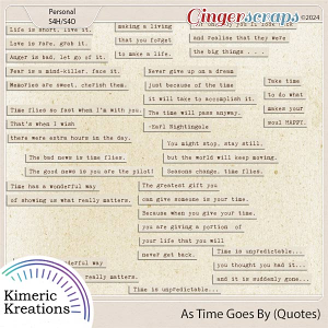 As Time Goes By Quotes by Kimeric Kreations