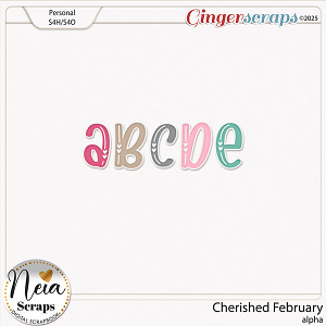 Cherished February - Alpha - by Neia Scraps