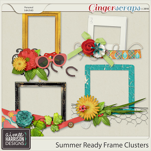 Summer Ready Frame Clusters by Aimee Harrison