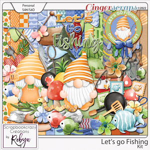 Let's Go Fishing Kit by Scrapbookcrazy Creations