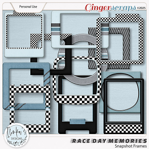 Race Day Memories Snapshot Frames by Ilonka's Designs