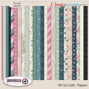 Oh So Cold - Papers by Aprilisa Designs