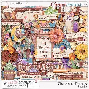 Chase Your Dreams - Page Kit - by Neia Scraps