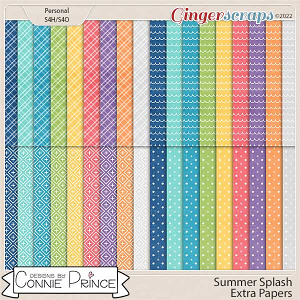 Summer Splash - Extra Papers by Connie Prince