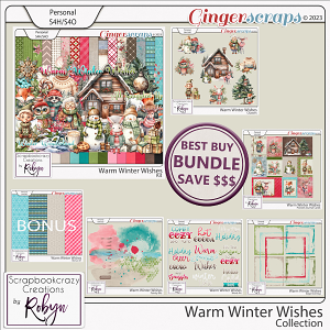 Warm Winter Wishes Collection by Scrapbookcrazy Creations