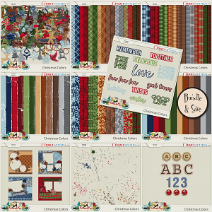 Christmas Colors Bundle by The Scrappy Kat Christmas Colors Bundle by The Scrappy Kat