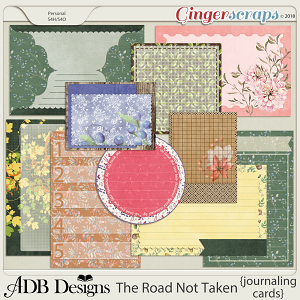 The Road Not Taken Journal Cards by ADB Designs