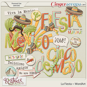 La Fiesta WordArt