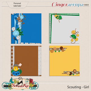 Scouting - Girl Stacked Paper Pack by The Scrappy Kat