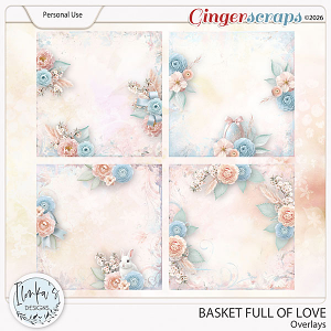 Basket Full Of Love Overlays by Ilonka's Designs