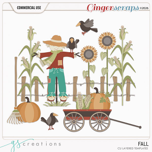 Fall Layered Templates (CU) by GS Creations