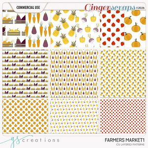 Farmers Market Patterns1 (CU) by GS Creations Farmers Market Patterns1 (CU) by GS Creations