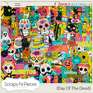 Day Of The Dead Kit by Scraps N Pieces