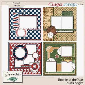 Rookie of the Year Quick Pages by ScrapChat Designs