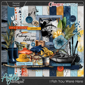 I Fish You Were Here by Angelle Designs