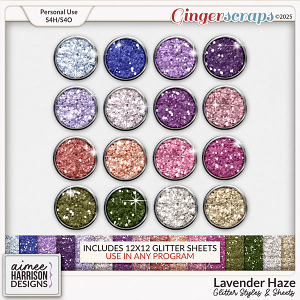 Lavender Haze Glitters by Aimee Harrison