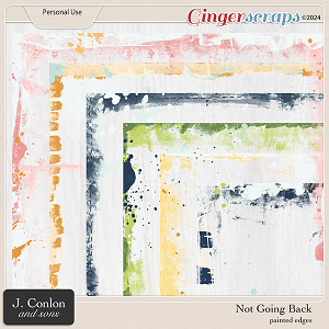 Not Going Back Painted Edges by J. Conlon and Sons