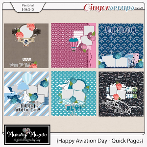 Happy Aviation Day Quick Page Set
