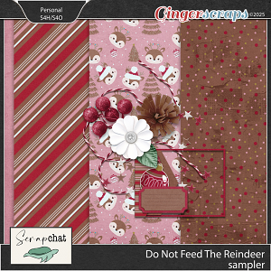 Do Not Feed The Reindeer Sampler by ScrapChat Designs