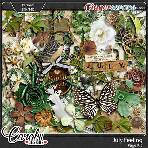 July Feeling-Page Kit