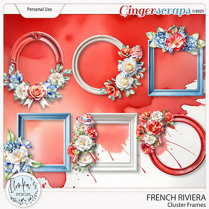 French Riviera Cluster Frames by Ilonka's Designs 