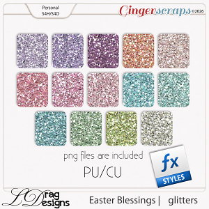 Easter Blessings : Glitterstyles by LDragDesigns