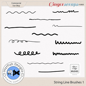 CU String Line Brushes 1 by Wetfish Designs