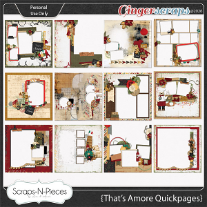 That's Amore Quickpages by Scraps N Pieces 