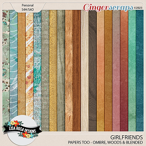 Girlfriends - Papers Too by Lisa Rosa Designs