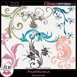 Ambrosia Flourishes by ADB Designs