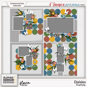 Daisies Templates by Aimee Harrison