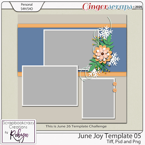 June Joy Template 05 by Scrapbookcrazy Creations