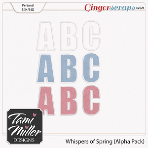 Whispers of Spring Alpha Pack by Tami Miller Designs